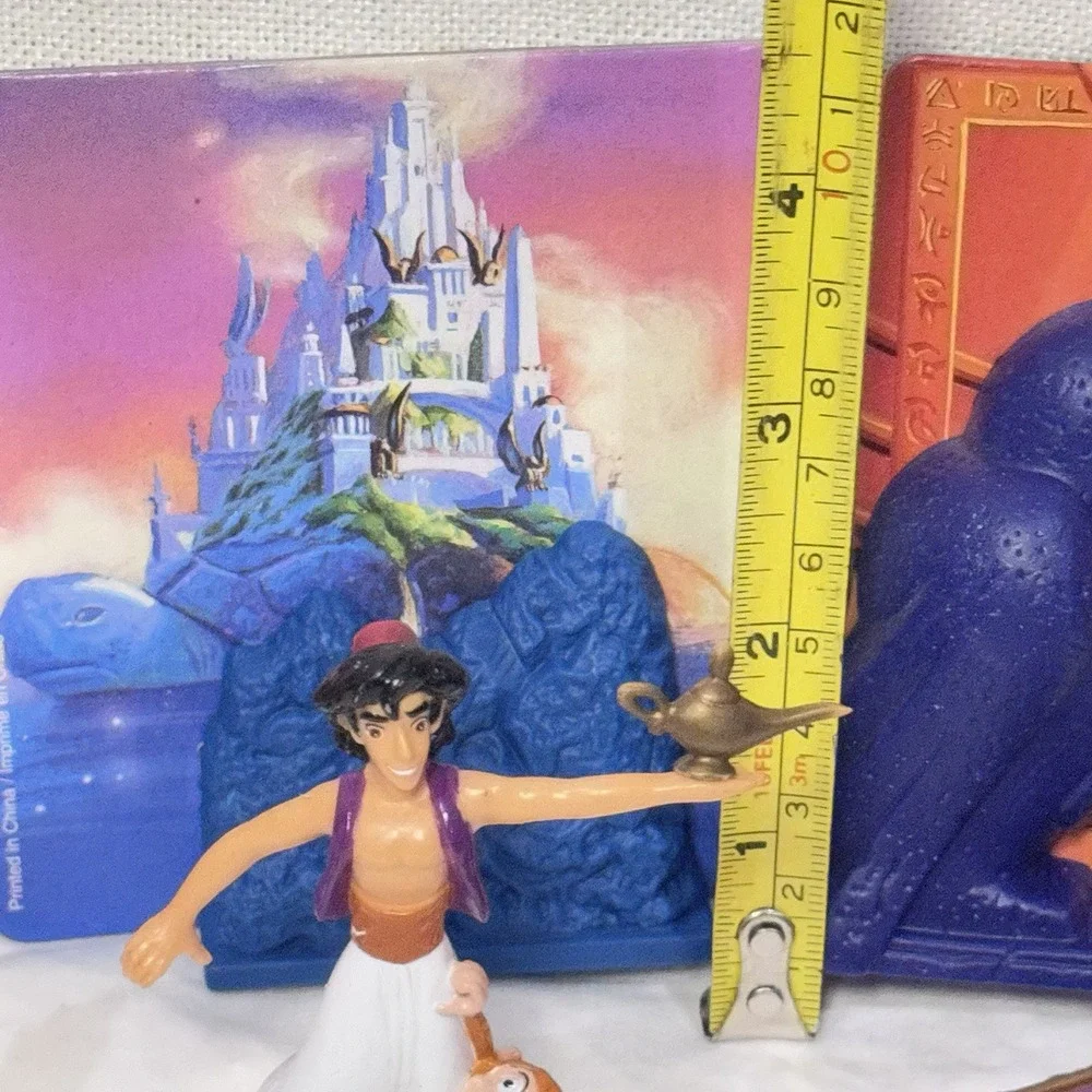 VTG 90s Lot of Aladdin King of Thieves McDonalds Toys Jasmine Mattel Cake Topper